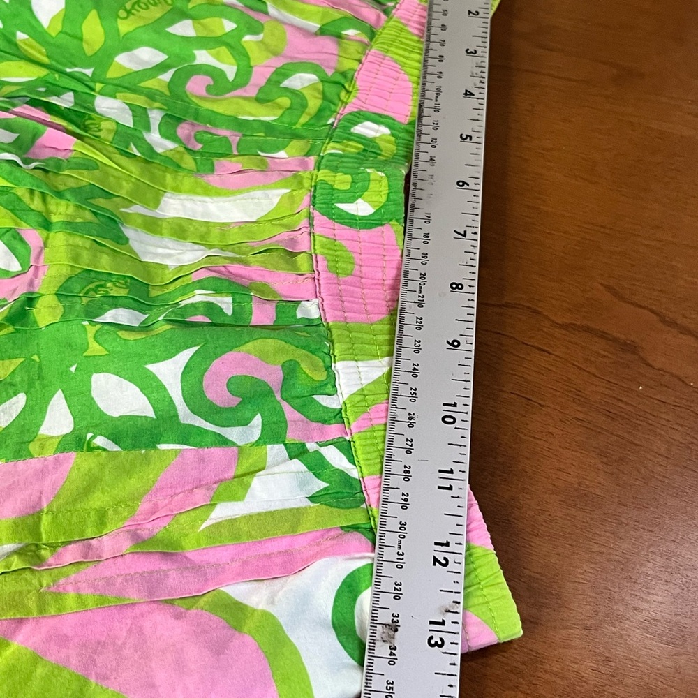Lilly Pulitzer Vibrant Green and Pink Women's Skirt - Picture 6 of 9